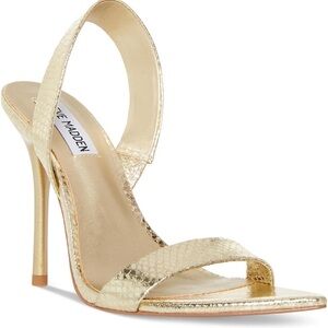 Steve Madden Metallic Gold Stiletto Heels